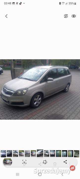 Opel zafira 19 tdi 150 koni pomorskie