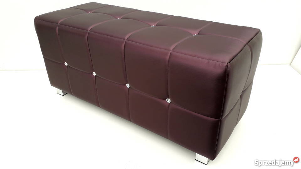 PUFA SKRZYNIA ŁAWKA KOSTKA SWAROVSKI