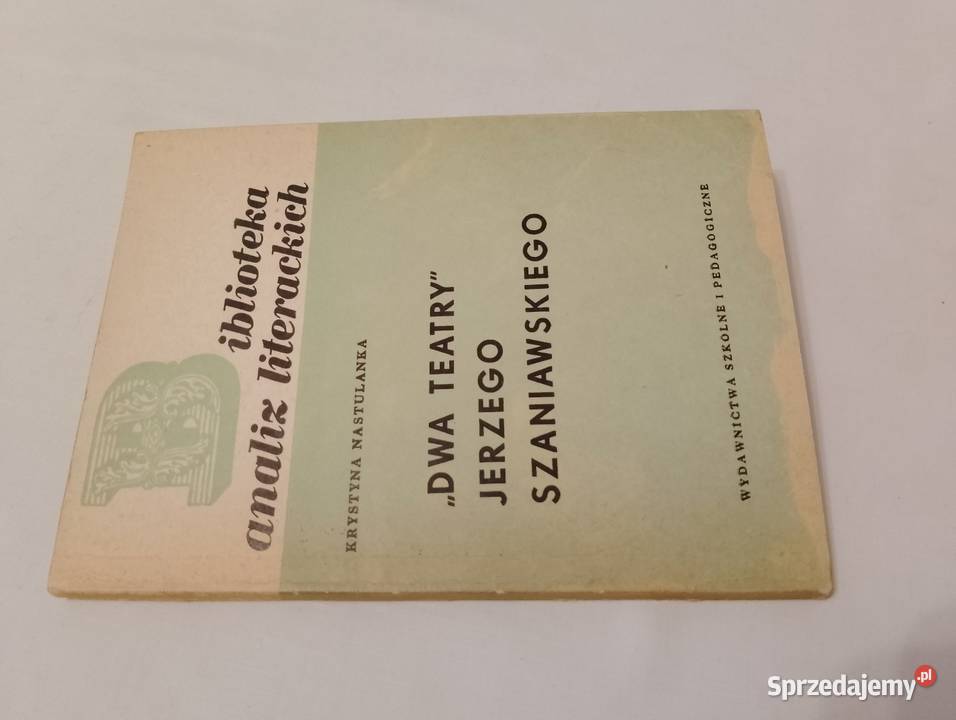 Opracowanie omówienie dramatu DWA TEATRY Jerzego Oborniki