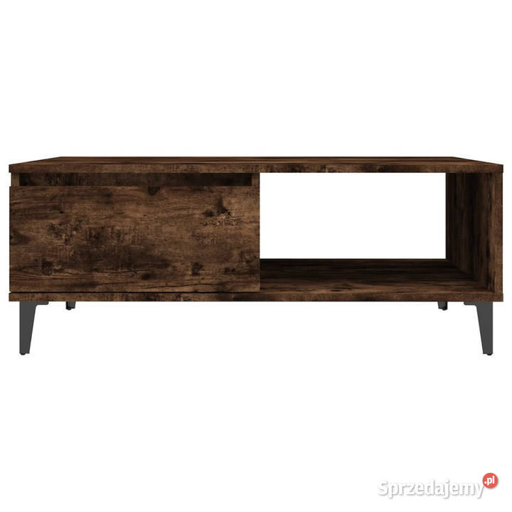 Stolik kawowy przydymiony dąb 90x60x35 WM813173