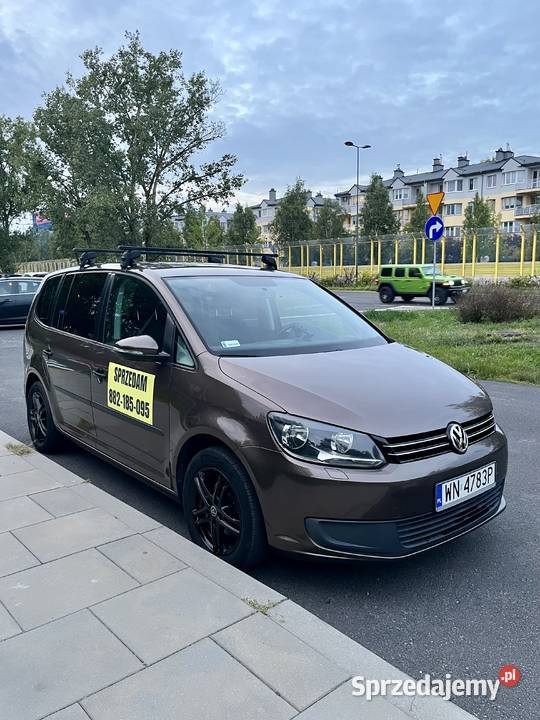 Rodzinny Volkswagen Touran 16TDI 2013r 105KM mazowieckie Warszawa