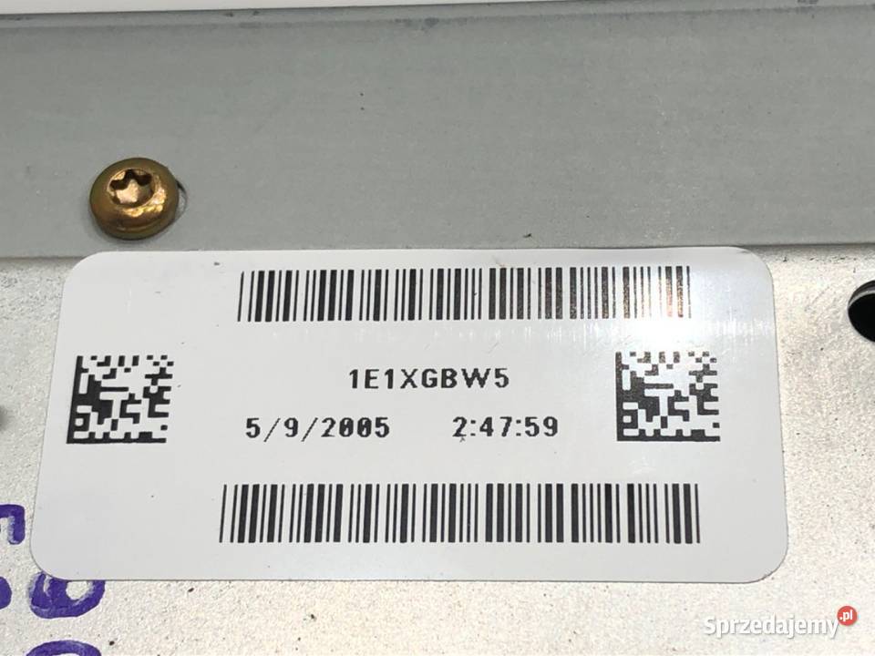 RADIO DODGE DAKOTA III P05091710AG ODTWARZACZ osobowe Sprzęt audio fabryczny