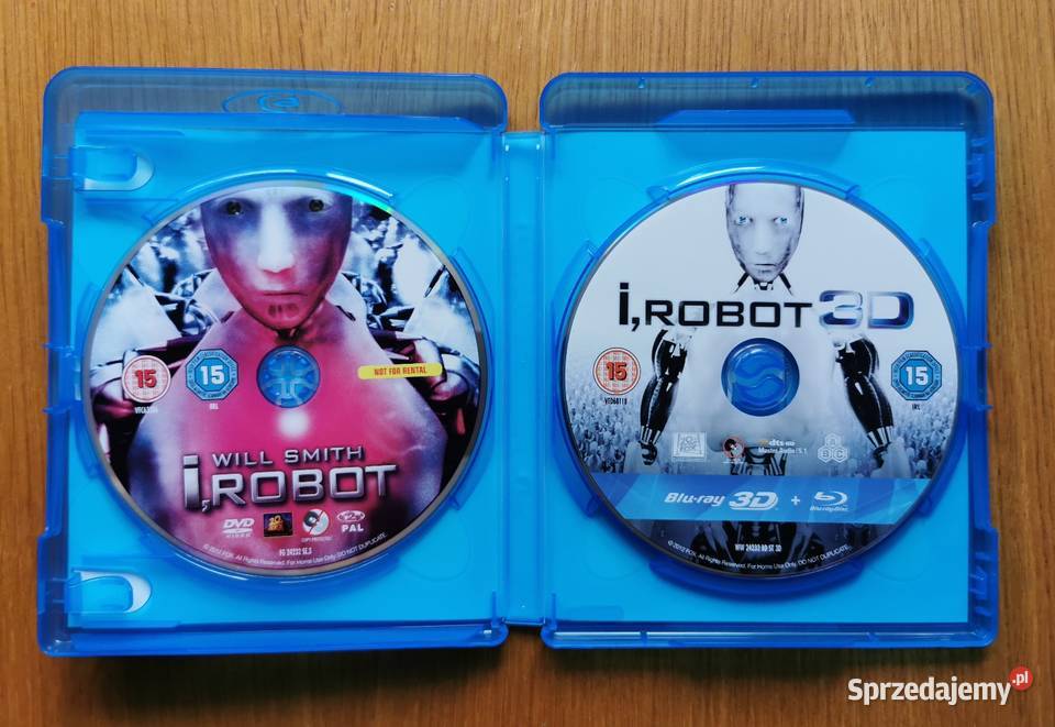 I Robot Ja Robot Bluray 3D DVD En 2004 Will Ozorków