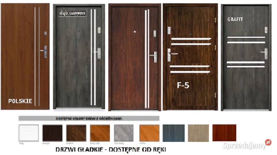 Drzwi wejściowe zewnętrzne z montażem Piekary Śląskie sprzedam