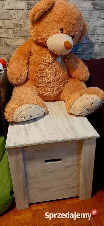 Skrzynia drewniana jako stolik kawowy ława 50cm świętokrzyskie Radków