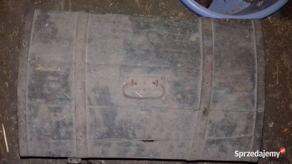 Stara zabytkowa skrzyniakufer Okocim