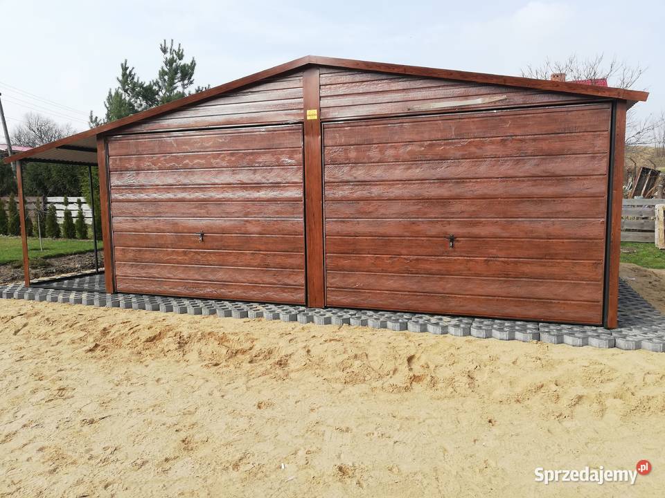 Garaż Blaszany z zadaszeniem bocznym Garaże Sprzedaż sprzedam