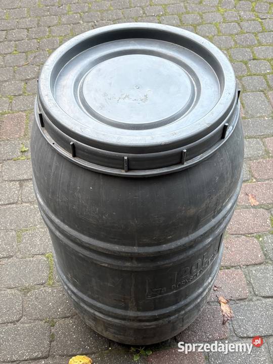 Beczka plastikowa spożywcza 120l z pokrywą lubelskie Ryki sprzedam