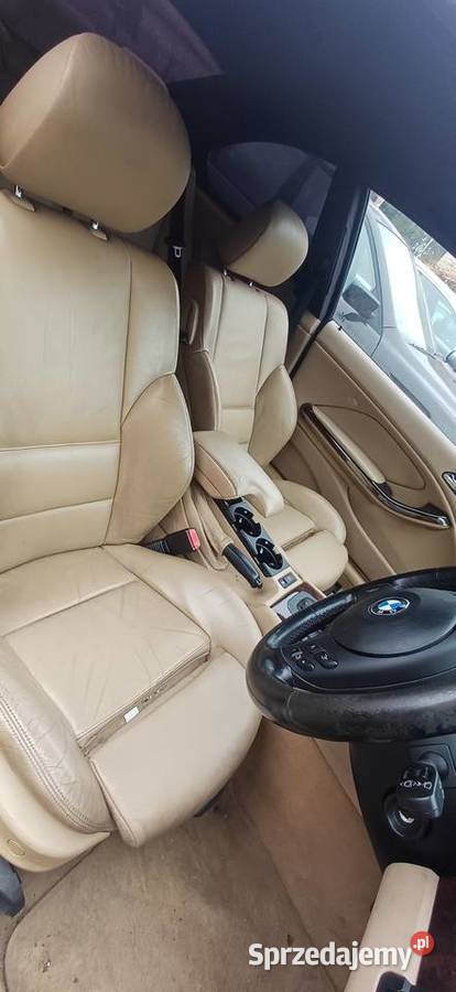BMW E46 COUPE SKÓRA FOTELE KANAPA BOCZKI MPAKIET łódzkie Łódź