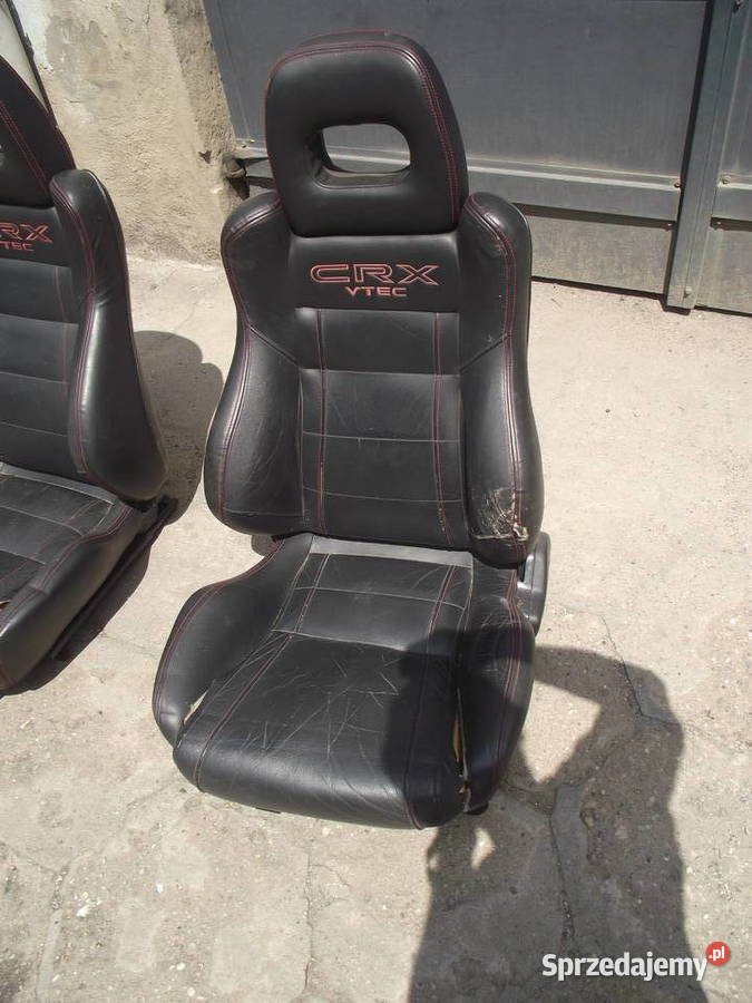 Honda CRX Fotele skórzane VTEC Wyposażenie wnętrza Wrocław