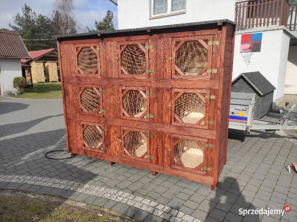 Klatka królików 9 komorowa