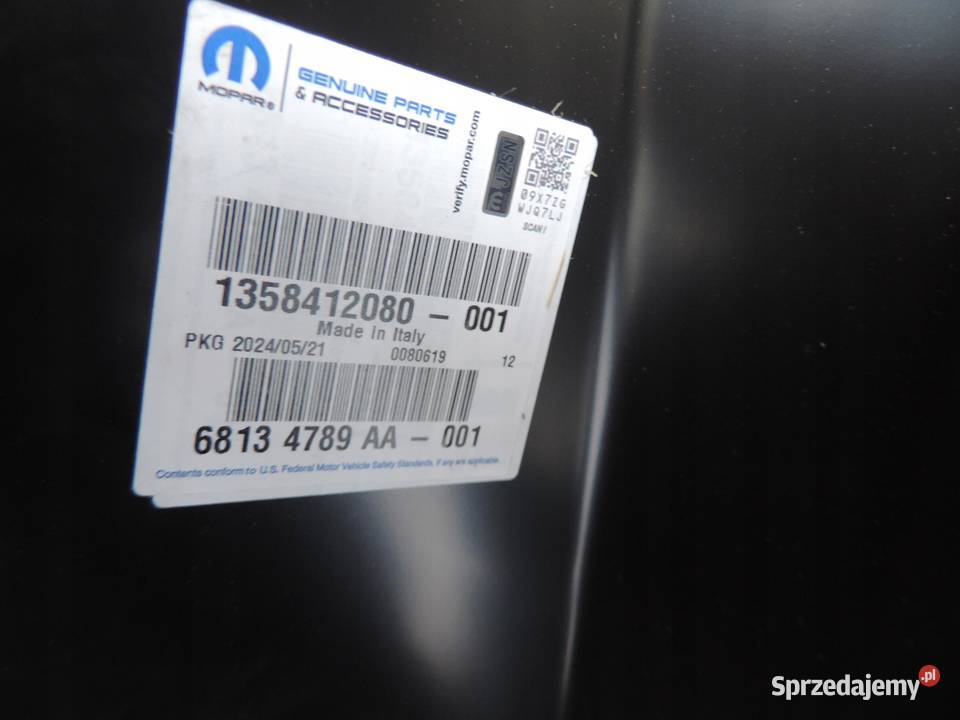 METALOWA OSLONA DACHU PRAWA FIAT MAXI DUCATO osobowe