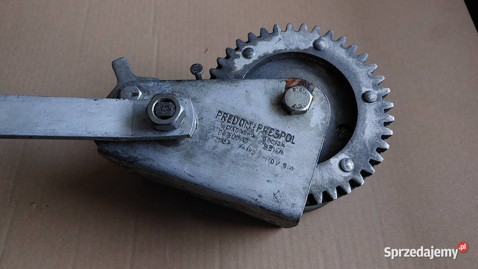 Wciągarka linowa ręczna