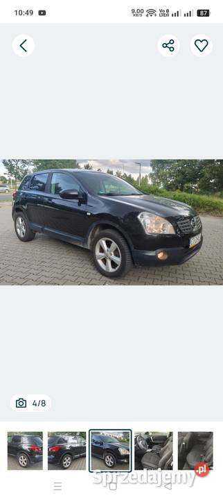 Nissan Qashqai 20 benzyna automat Toruń sprzedam