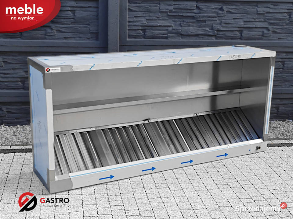 Okap skrzyniowy przyścienny z filtrami wywiewny Ostrów Wielkopolski