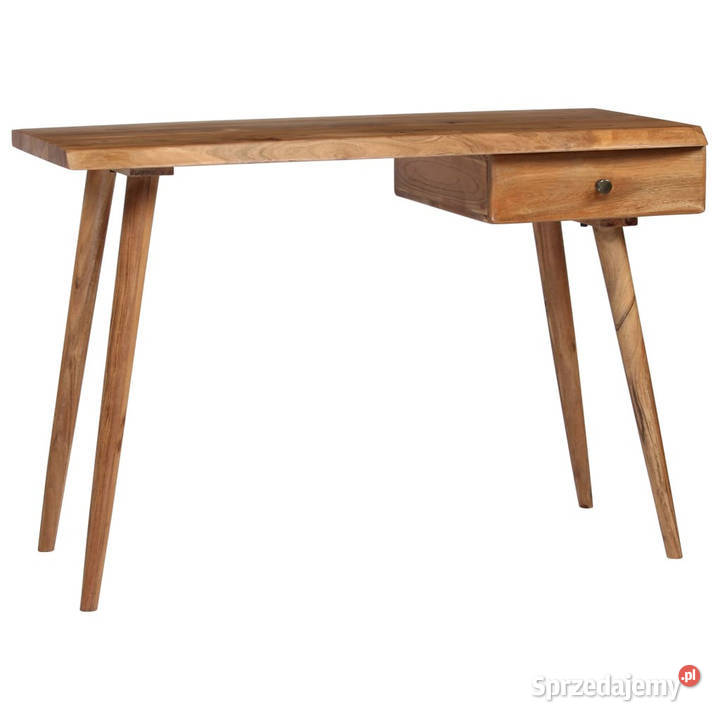Biurko z litego drewna akacjowego 110 x 50 x 76 Warszawa