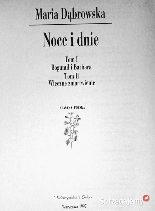 Noce i dnie Tom 12 Maria Dąbrowska Chełm