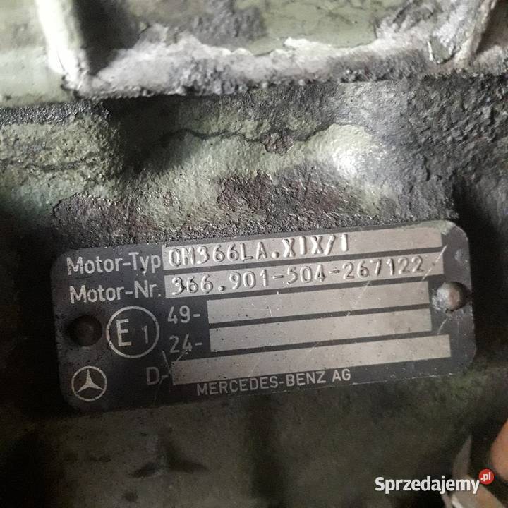 silnik OM366LA Mercedes 1324 1820 1124 1524 ciężarowe Częstochowa