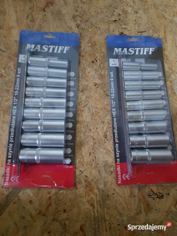 Nasadki długie 12 1022mm szyna 9e MASTIFF zestaw Narzędzia wielkopolskie Głogowa
