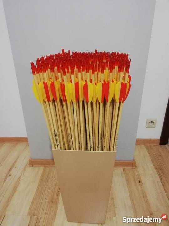 TANIO Strzały do łuku drewniane 29 metalowe małopolskie