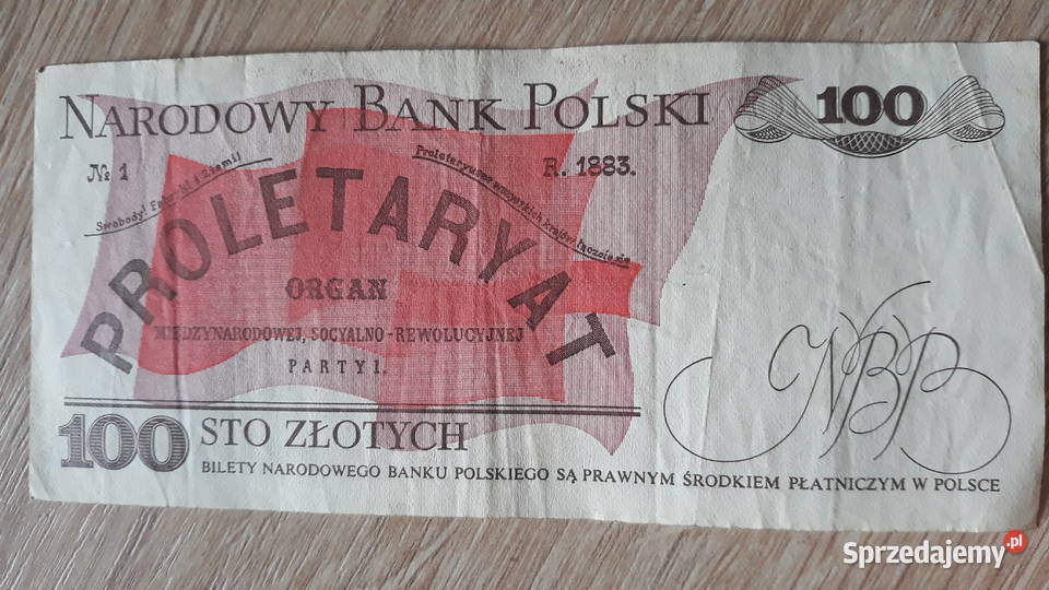 100 złotych 1VI1986 seria TB 2 Numizmatyka Konin sprzedam