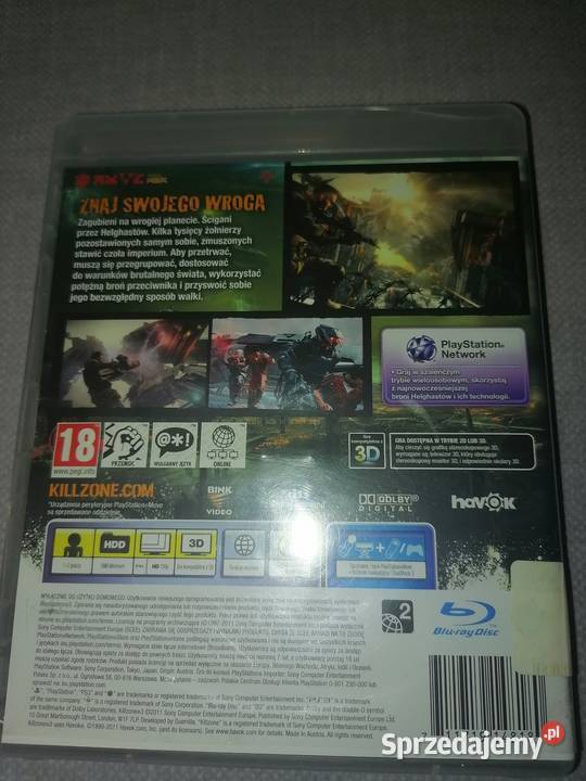KILLZONE 3 Gry komputerowe i konsolowe dolnośląskie Lubin
