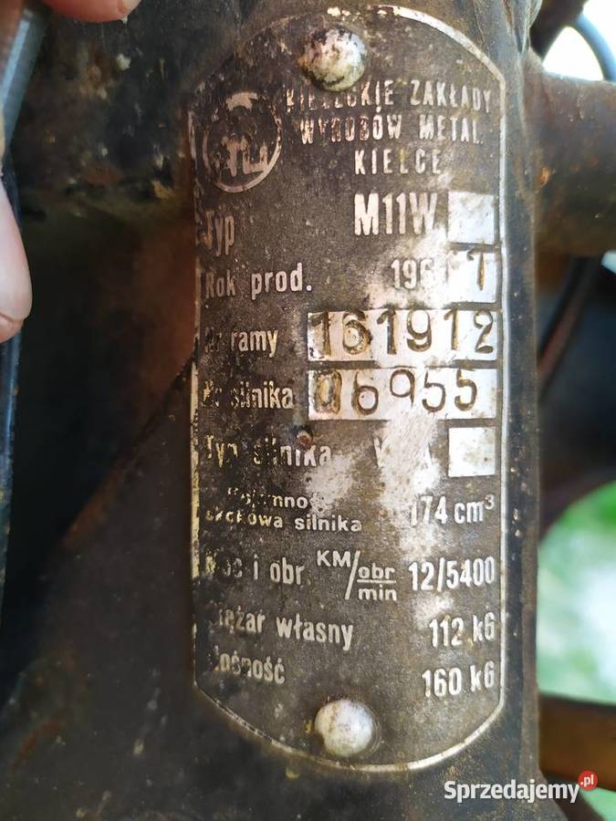 SHL Wiatr W2a 175 M11 kompetna sprawna silnik