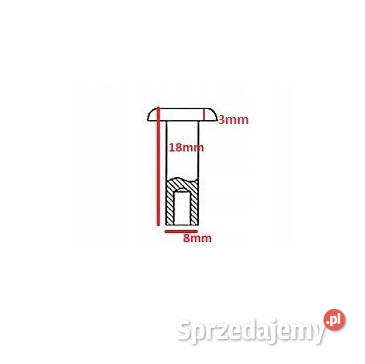 Nit drążony z łbem spłaszczonym DIN6791 FE Narzędzia Zielona Góra