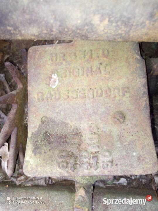 Stara niemiecka prasa uszkodzony Bystrzyca Górna