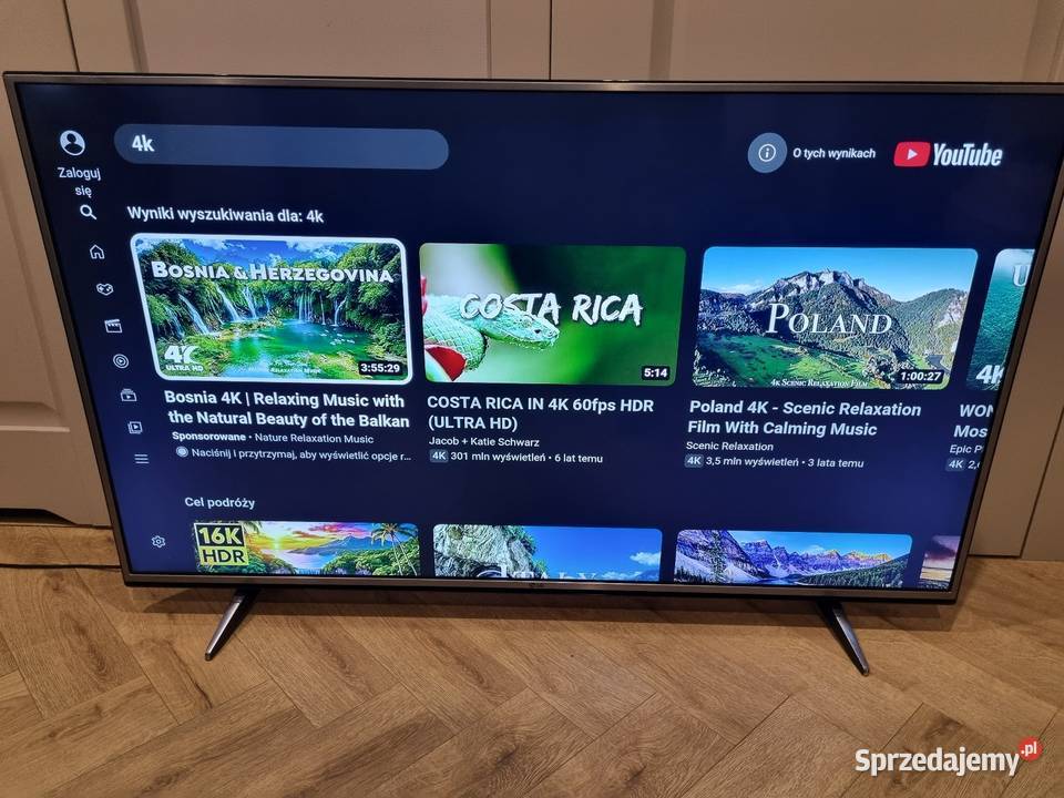 Smart TV LG 55 4K YouTube Netflix WIFi DVBT2 Wrocław