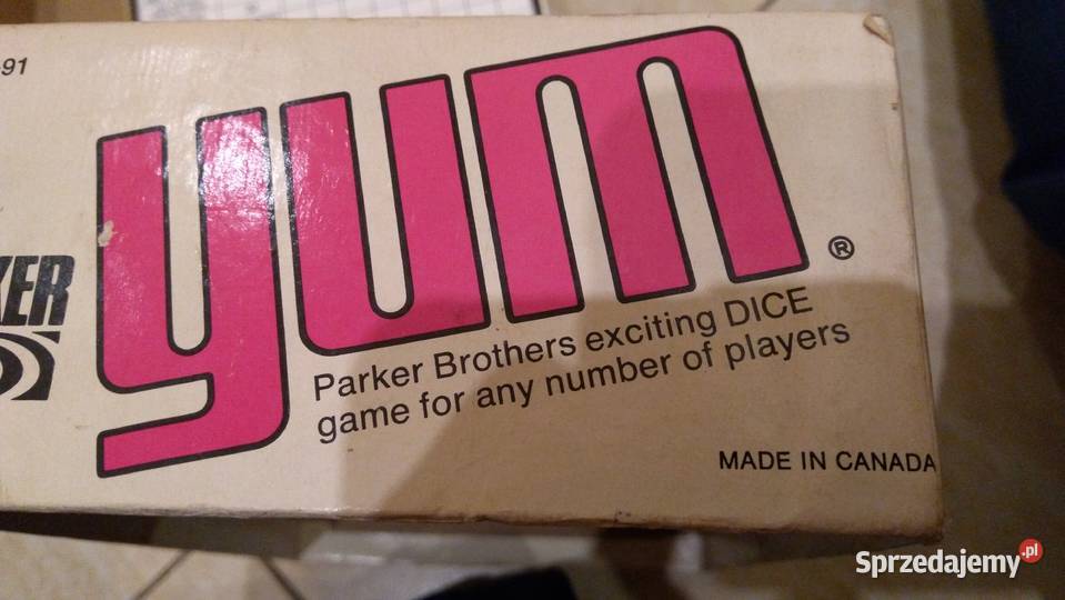 Gra w kości Parker brothers Kanada 1970 Sieradz sprzedam