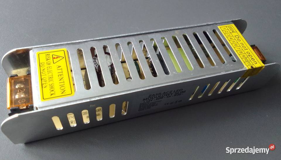 Zasilacz LED modułowy Slim 12V 60W 5A IP20 BERGE Rewal