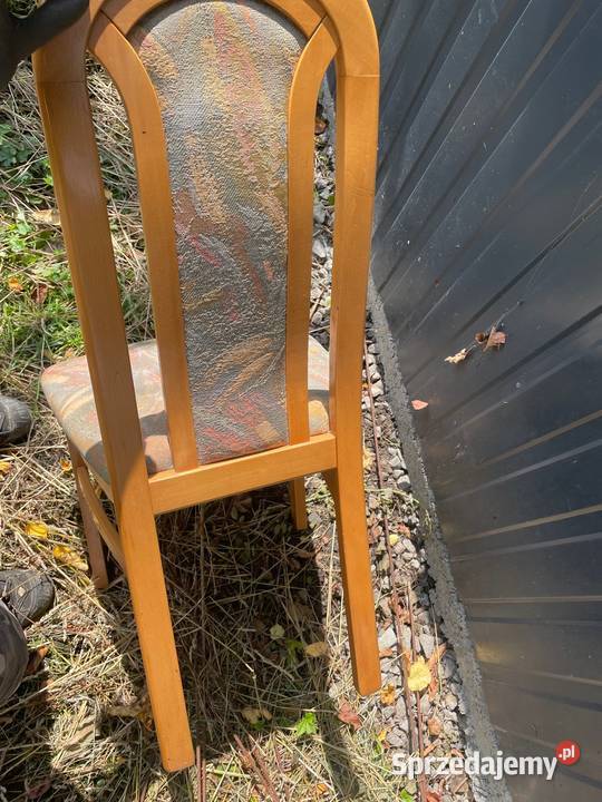 Krzesła drewniane 6 Wilkowice sprzedam