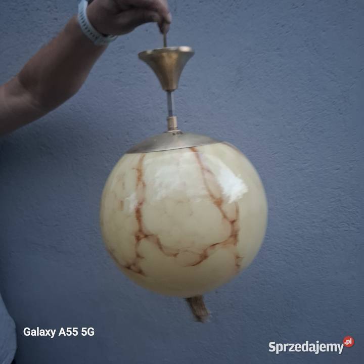 Piękna lampa sufitowa w kształcie kuli Lubin