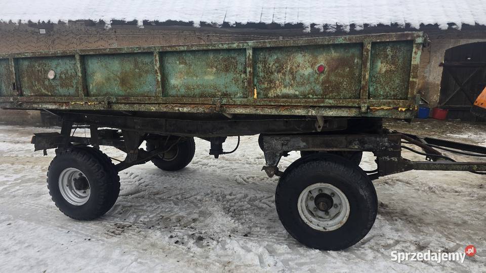 Przyczepa wywrotka d47 możliwość transportu Rok produkcji 1980 Siedlce