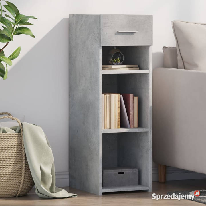 Szafka szarość betonu 30x425x93 materiał mazowieckie Warszawa
