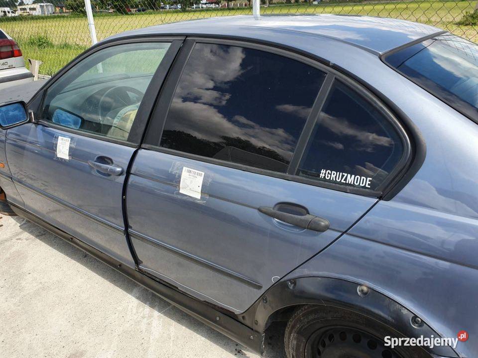 DRZWI LEWE TYŁ BMW E46 STAHLBLAU METALLIC 372 Pozostałe sprzedam