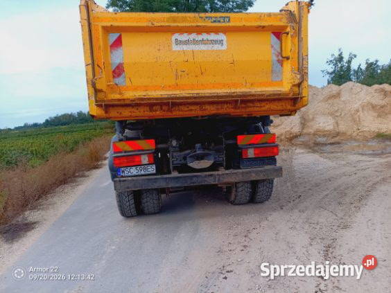 Maercdes actros 3341 6x6 wywtotka Sochaczew