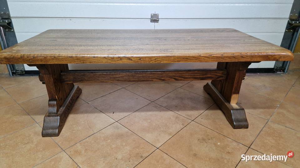 Stolik okolicznościowy kawowy stół drewniany dąb