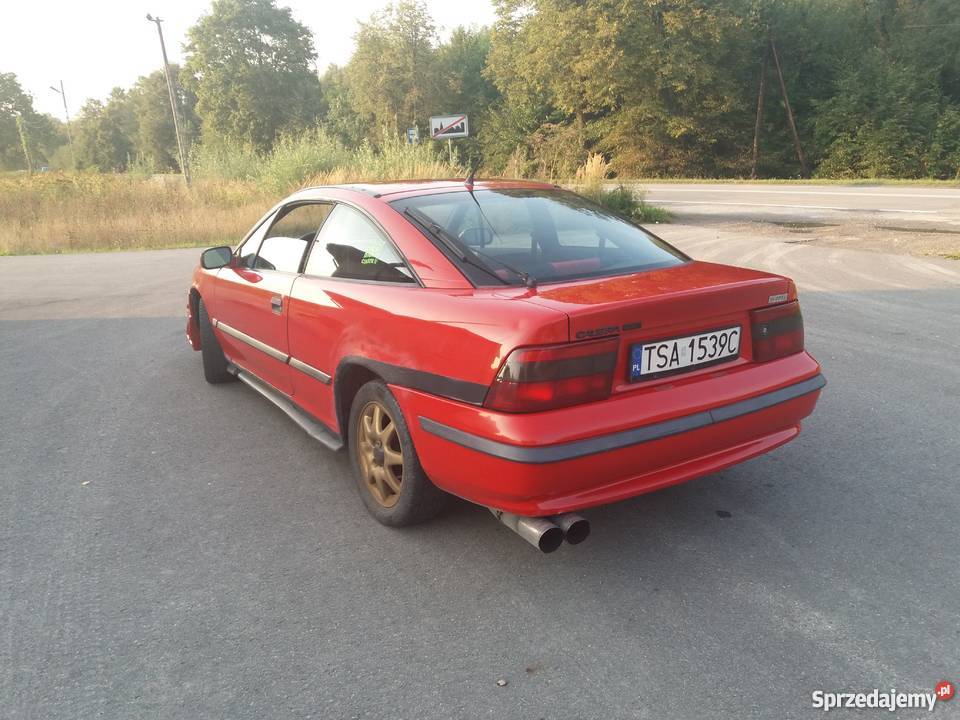 Opel Calibra 20 8v LPG sprawny Ważne opłaty DO czerwony Klimontów