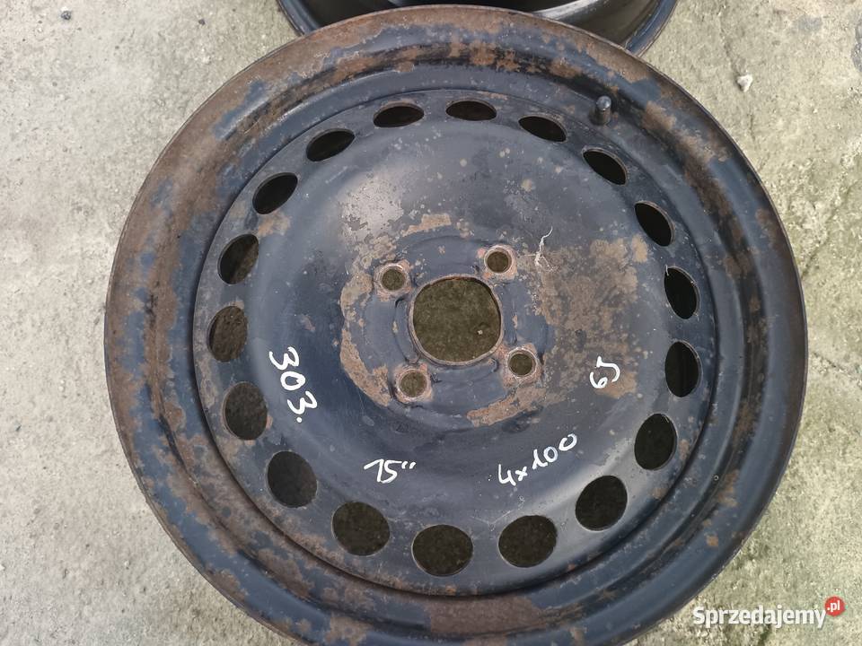Felgi 15 4x100 6J Toyota Corolla E12 Opony i felgi Brójce