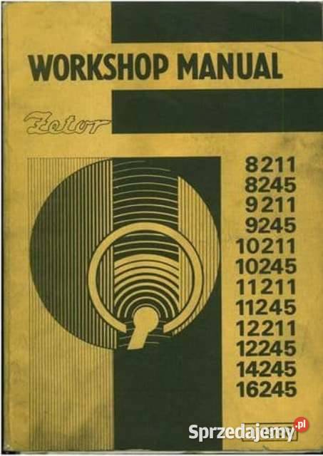 Instrukcja napraw ZTS ciągnik Zetor 11211 11245 Szamotuły