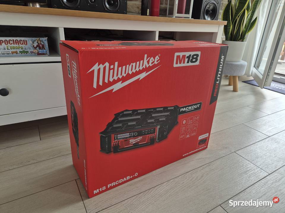 Milwaukee M18 PRCDAB0 Radio budowlane stacja Słuchawki i głośniki Lublin