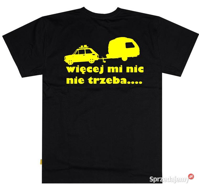 P49 Podkoszulek wiecej mi nic nie trzeba Fiat koszulki Kraków