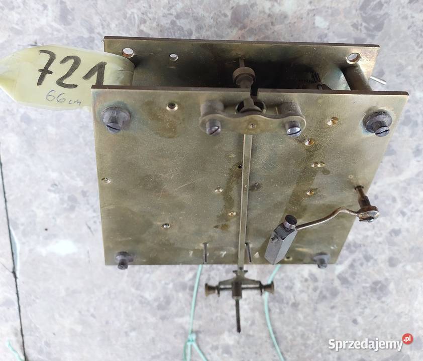 721 Mechanizm starego zegara linkowego żyłkowego Tczew sprzedam