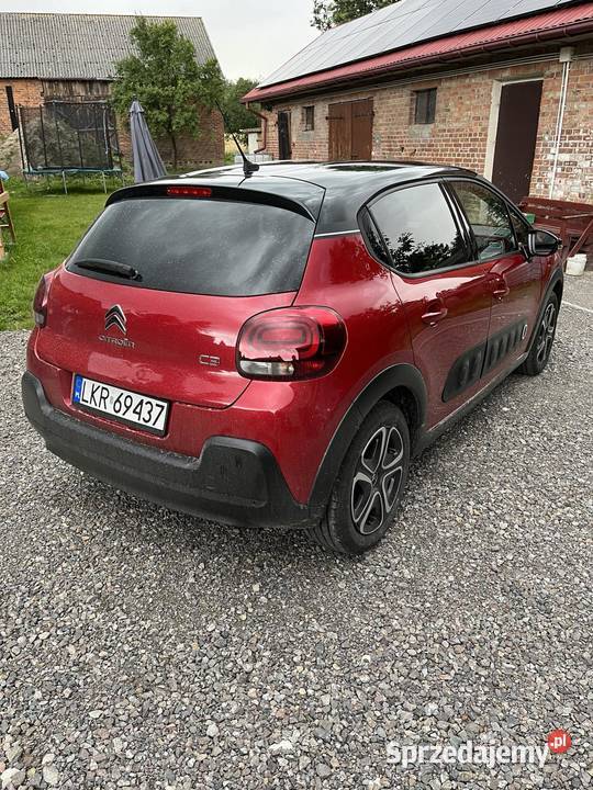 Citroen C3 12 110 Shine czerwony zadbany
