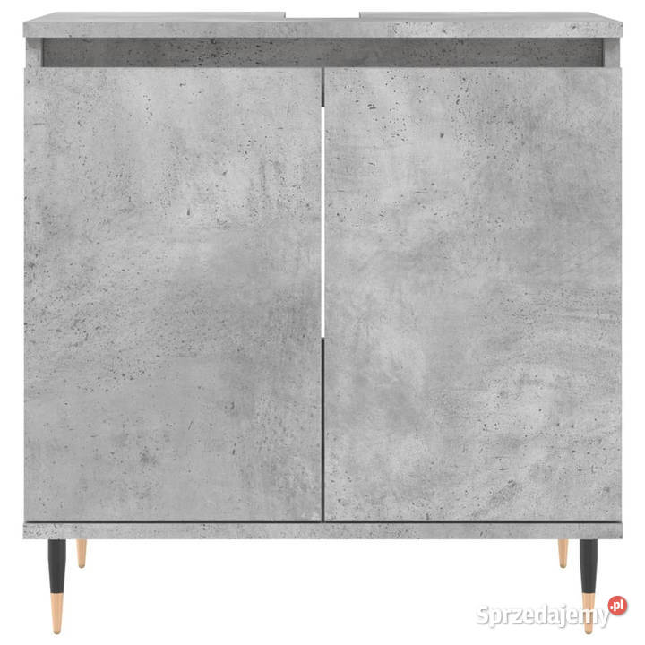 Szafka łazienkowa szarość betonu 58x33x60