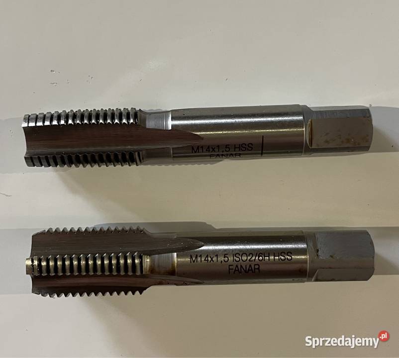 Gwintownik ręczny M14x15 6H ISO2 HSS FANAR Czarnożyły