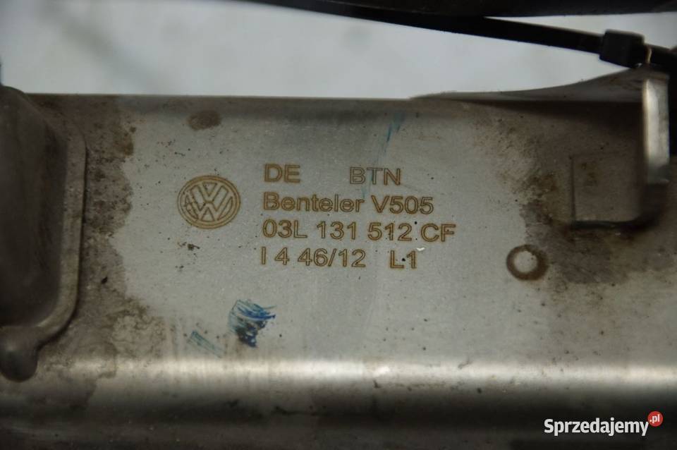 CHŁODNICZKA SPALIN VOLKSWAGEN CADDY III Pozostałe Lipno