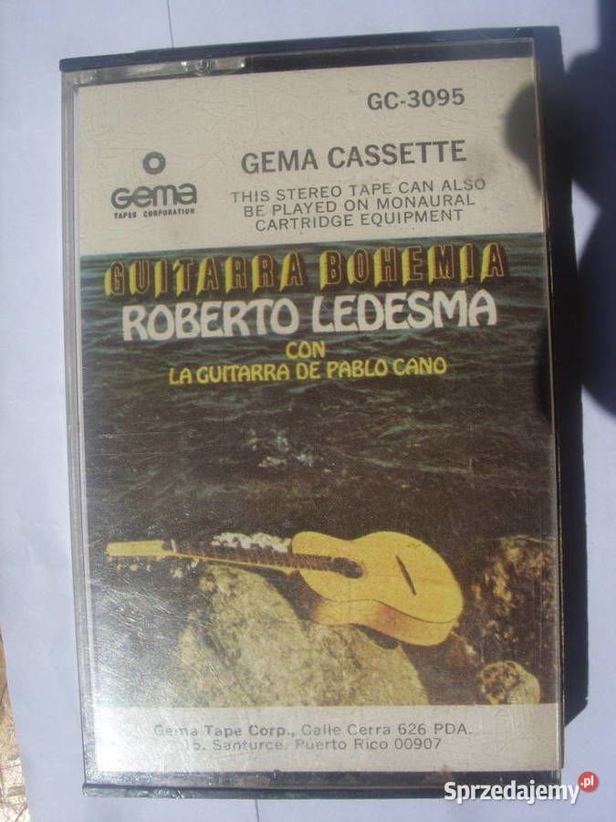 Kaseta audi ROBERTO LEDESMAGUITARRA BOHEMIA 1999 1 płyta Płyty i kasety Wołów